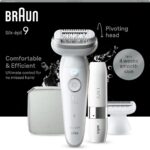 Braun Silk·épil 9 9-341, Fehér/Ezüst + mini szőrtelenítő arcra