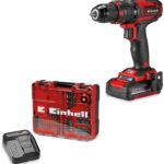 Einhell 4514325 TE-CD 18/40 Li-i Akkus ütvefúrógép + 64 részes tartozékkészlet (1×2,0 Ah)