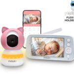 EVOLVEO Baby Monitor N5, rózsaszín
