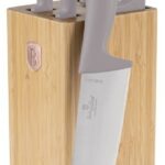 BerlingerHaus Taupe Collection, késkészlet állvánnyal, BAMBOO, 6 darab