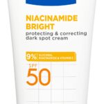 MIXA Niacinamide Bright védő és korrekciós krém sötét foltok ellen SPF 50, 50 ml