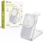 Mobile Origin 3in1 Foldable Qi2 Charger PW8, Silver