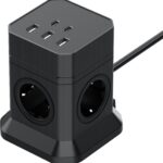 Toprek USB Vertical Power Strip TP-VE5U4E